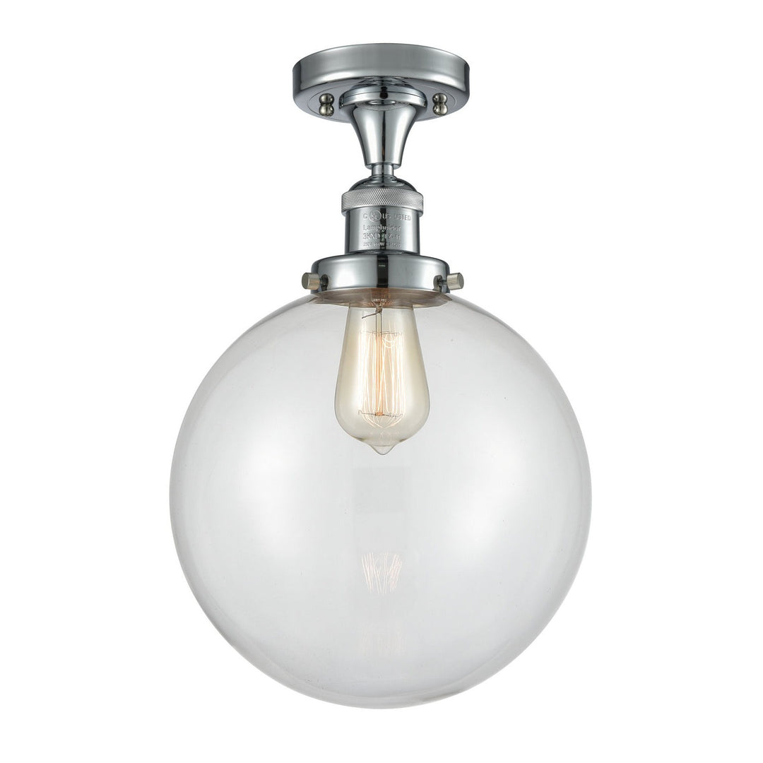 Innovations Franklin Restoration 517-1CH-PC-G202-10-LED Ceiling Light - Polished Chrome