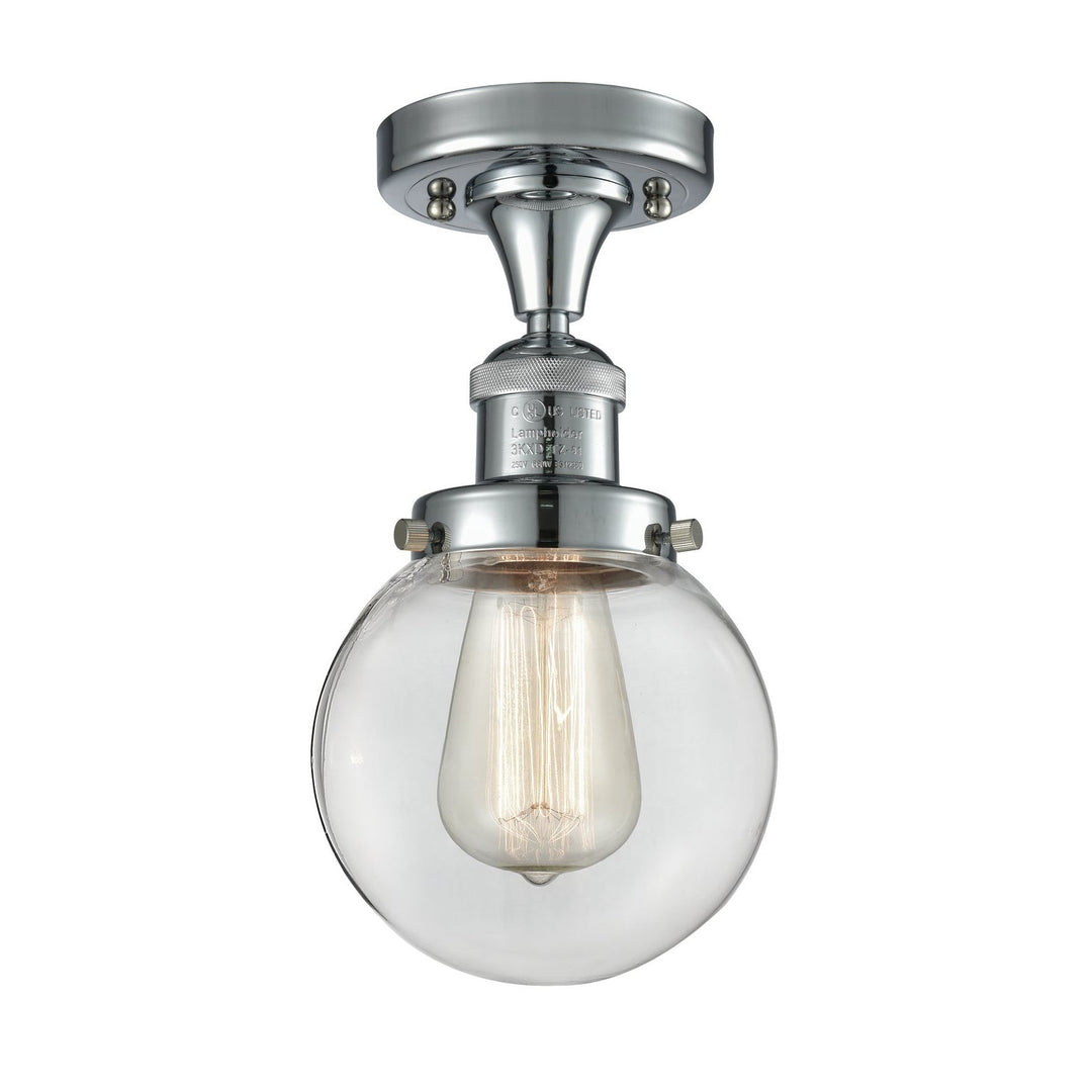 Innovations Franklin Restoration 517-1CH-PC-G202-6 Ceiling Light - Polished Chrome