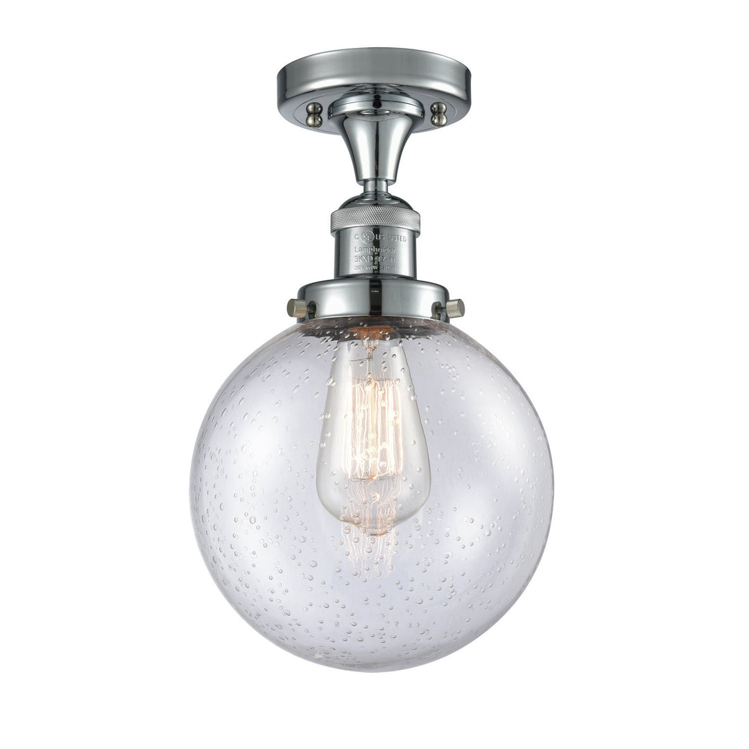 Innovations Franklin Restoration 517-1CH-PC-G204-8 Ceiling Light - Polished Chrome