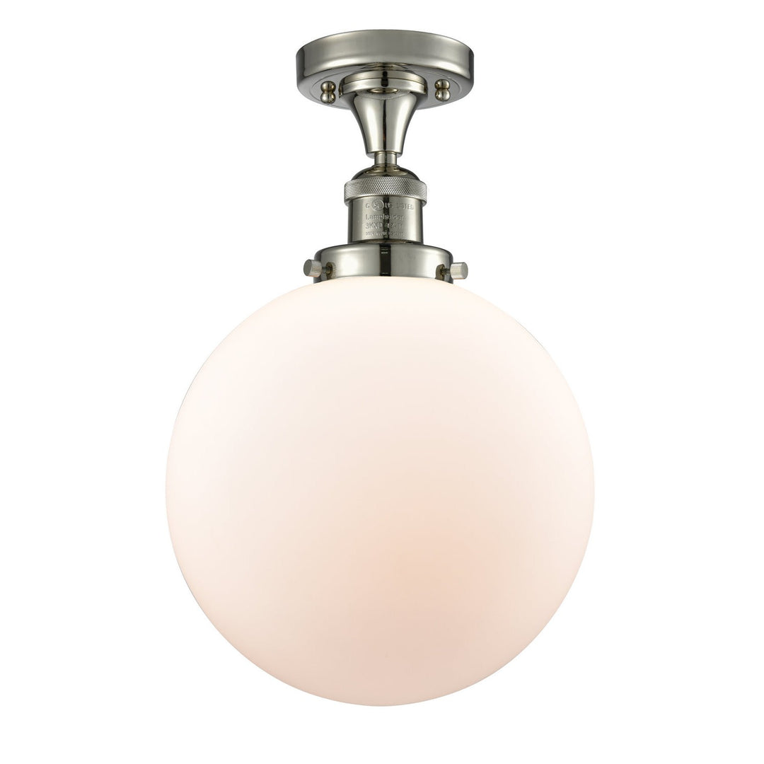 Innovations Franklin Restoration 517-1CH-PN-G201-10 Ceiling Light - Polished Nickel