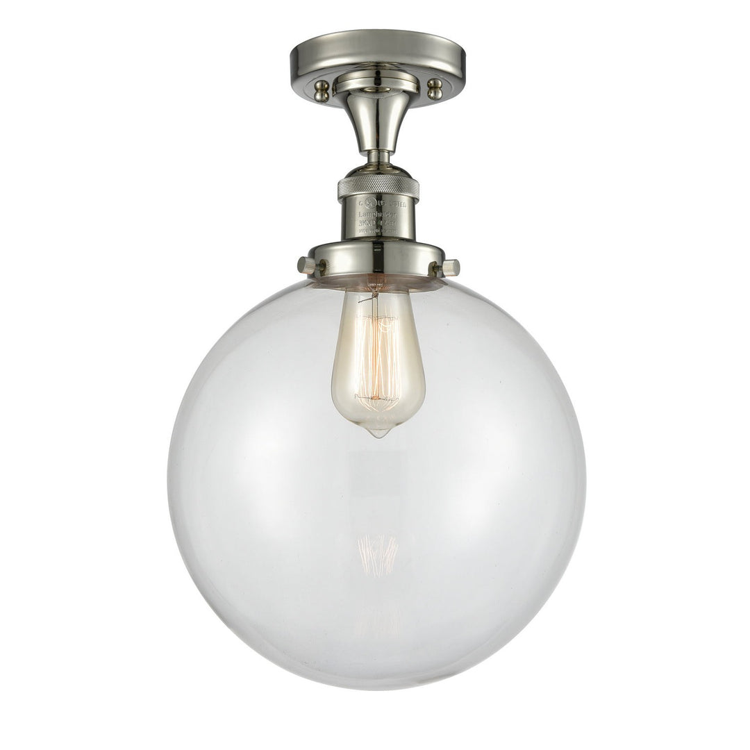Innovations Franklin Restoration 517-1CH-PN-G202-10-LED Ceiling Light - Polished Nickel