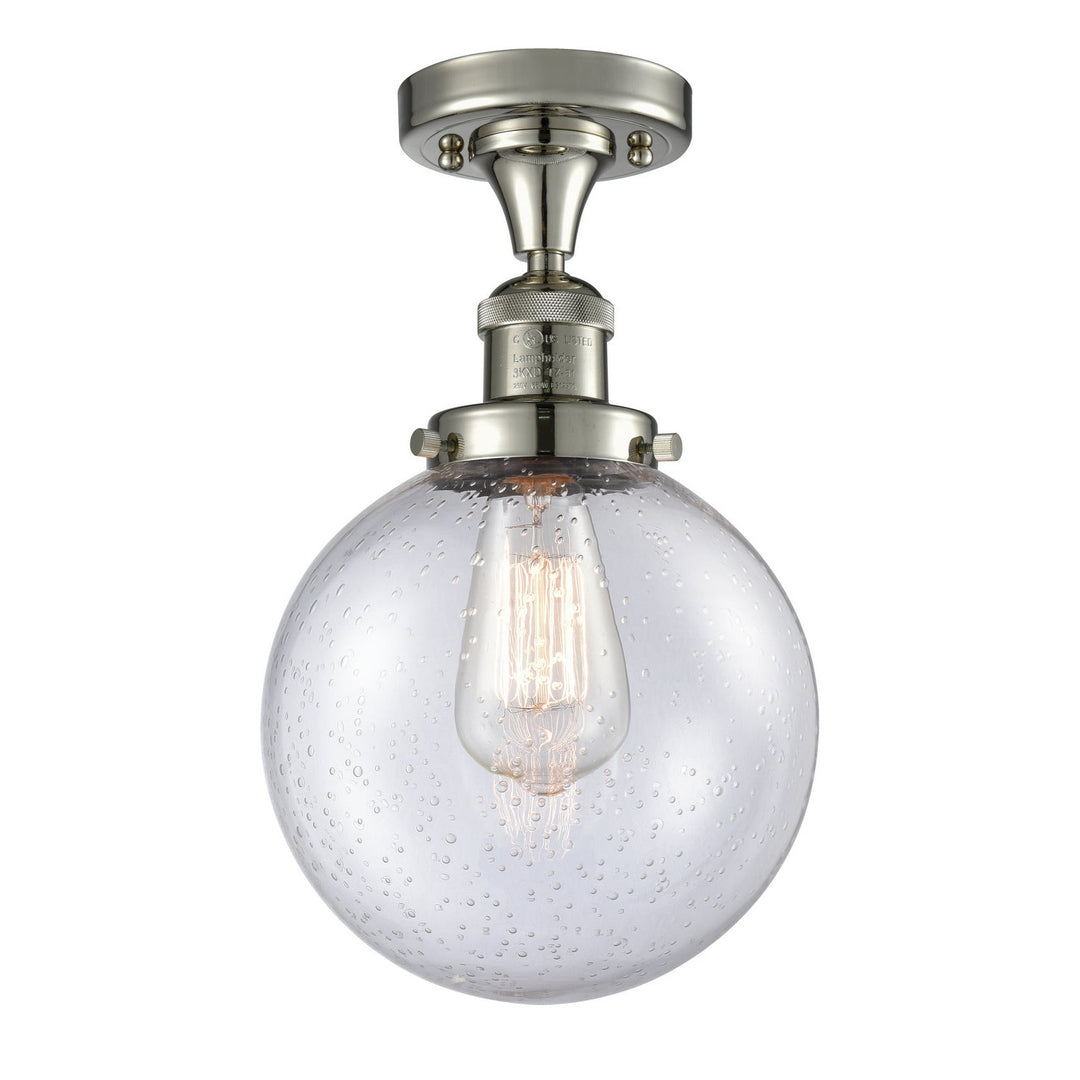 Innovations Franklin Restoration 517-1CH-PN-G204-8 Ceiling Light - Polished Nickel