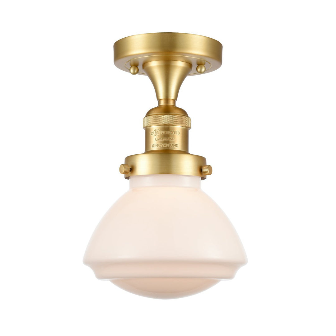 Innovations Franklin Restoration 517-1CH-SG-G321 Ceiling Light - Satin Gold
