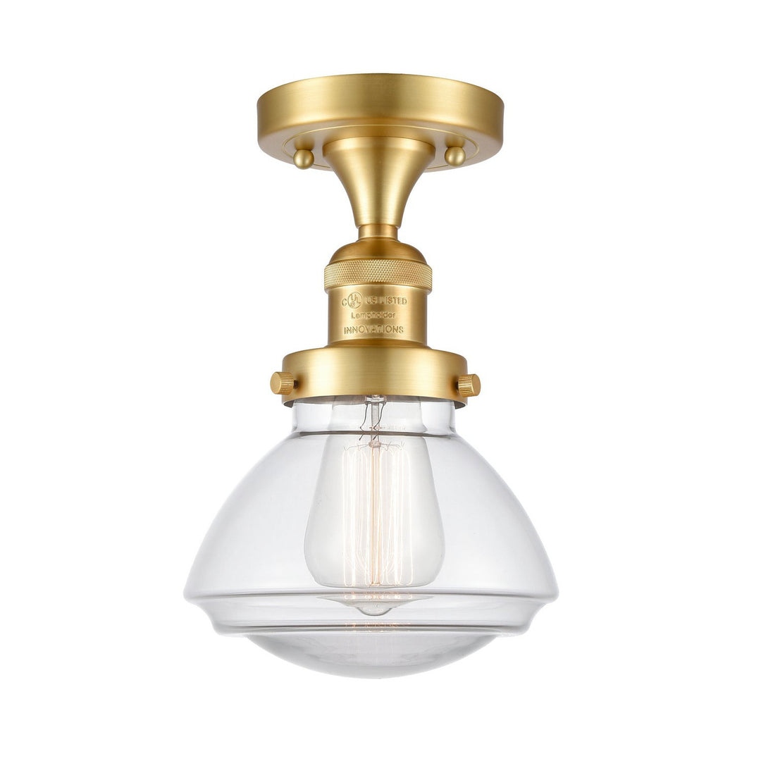 Innovations Franklin Restoration 517-1CH-SG-G322 Ceiling Light - Satin Gold
