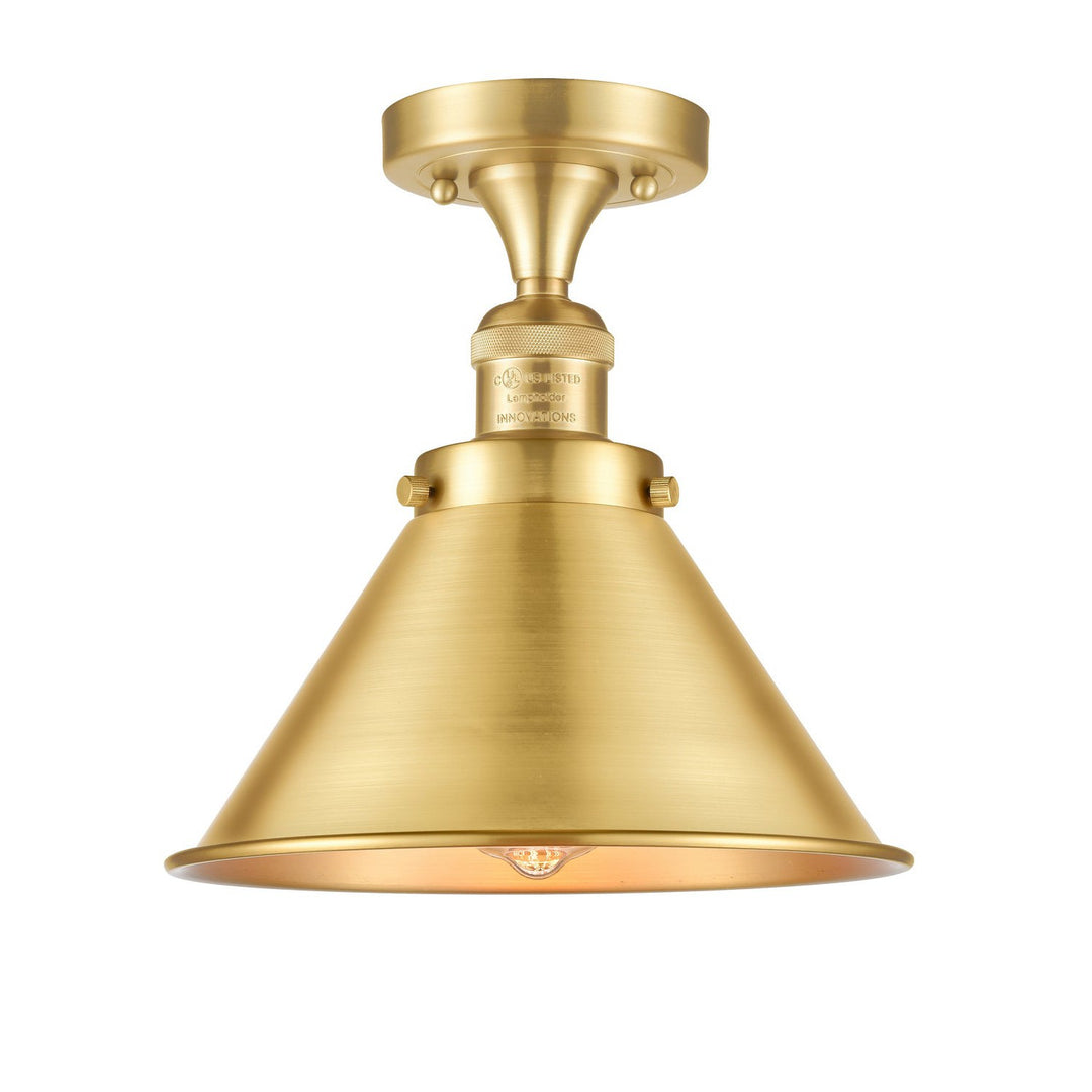 Innovations Franklin Restoration 517-1CH-SG-M10-SG-LED Ceiling Light - Satin Gold