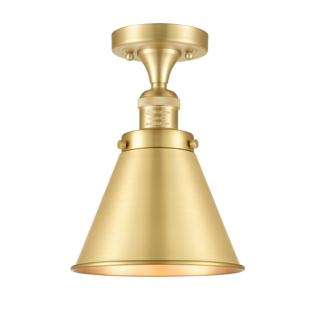 Innovations Franklin Restoration 517-1CH-SG-M13-SG-LED Ceiling Light - Satin Gold