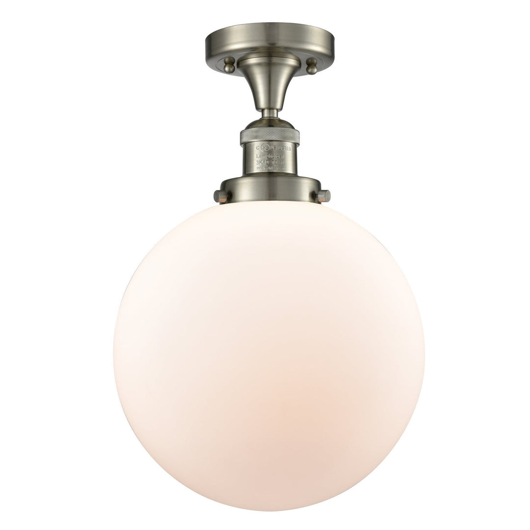 Innovations Franklin Restoration 517-1CH-SN-G201-10-LED Ceiling Light - Brushed Satin Nickel