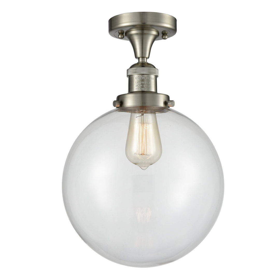Innovations Franklin Restoration 517-1CH-SN-G202-10-LED Ceiling Light - Brushed Satin Nickel