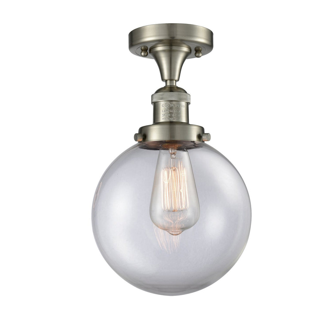 Innovations Franklin Restoration 517-1CH-SN-G202-8-LED Ceiling Light - Brushed Satin Nickel