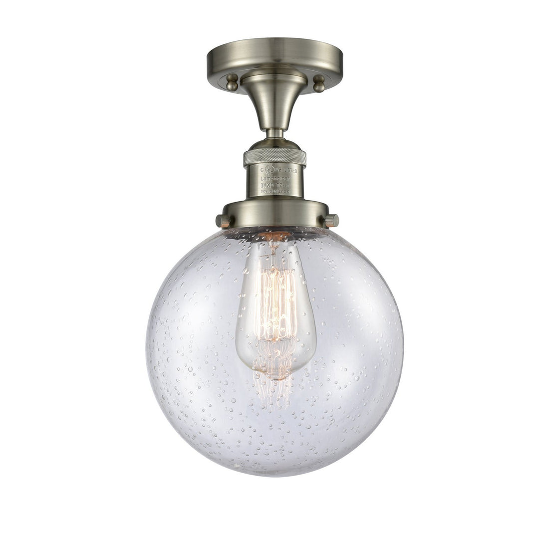 Innovations Franklin Restoration 517-1CH-SN-G204-8 Ceiling Light - Brushed Satin Nickel
