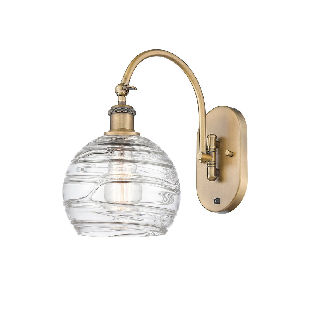 Innovations Ballston 518-1W-BB-G1213-8-LED Wall Sconce Light - Brushed Brass