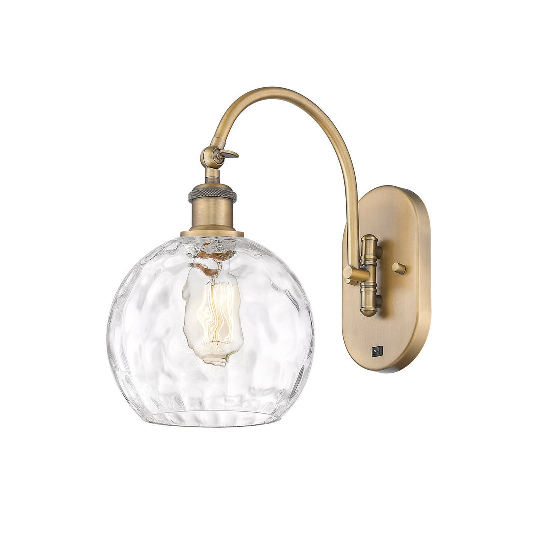 Innovations Ballston 518-1W-BB-G1215-8-LED Wall Sconce Light - Brushed Brass