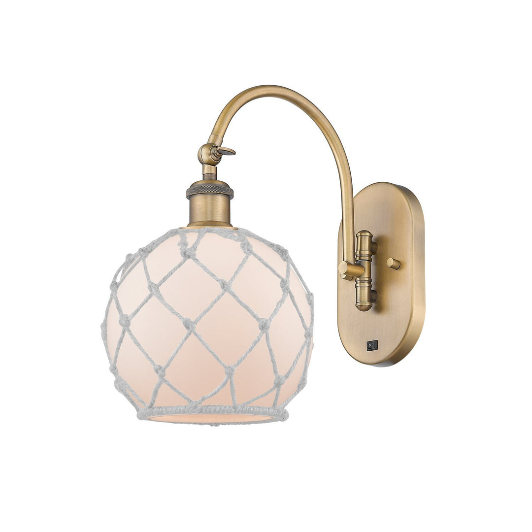 Innovations Ballston 518-1W-BB-G121-8RW-LED Wall Sconce Light - Brushed Brass