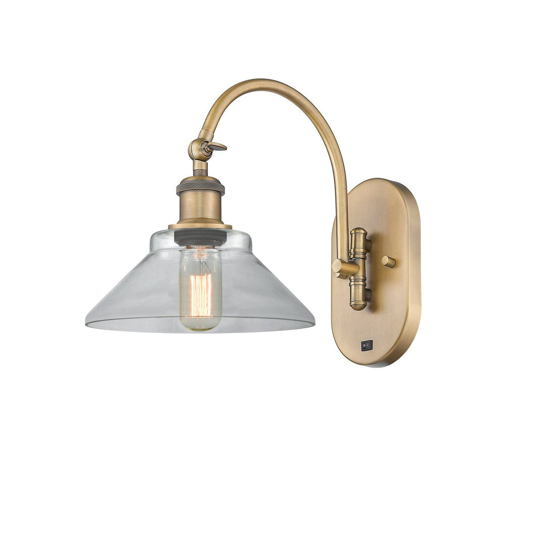 Innovations Ballston 518-1W-BB-G132-LED Wall Sconce Light - Brushed Brass