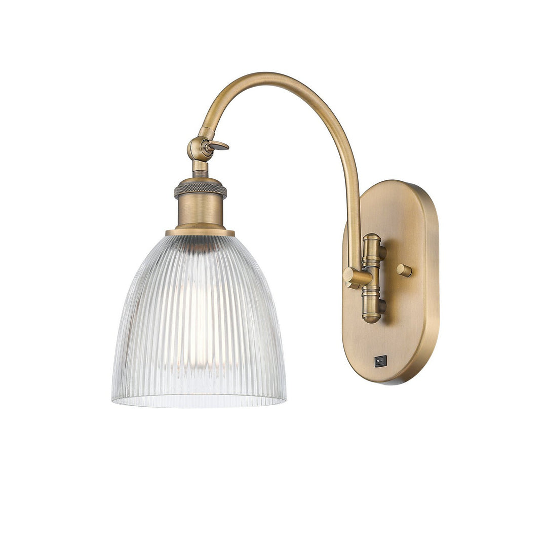 Innovations Ballston 518-1W-BB-G382 Wall Sconce Light - Brushed Brass