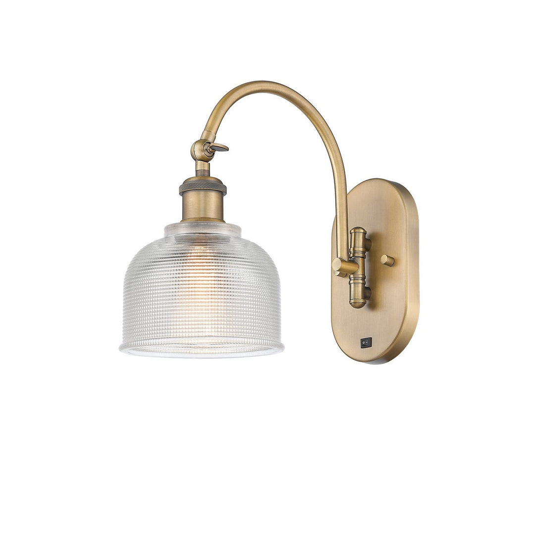 Innovations Ballston 518-1W-BB-G412-LED Wall Sconce Light - Brushed Brass