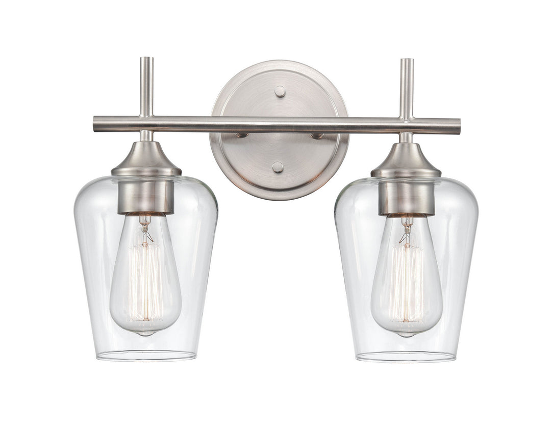 Millennium Ashford 9702-BN Bath Vanity Light 14 in. wide - Brushed Nickel
