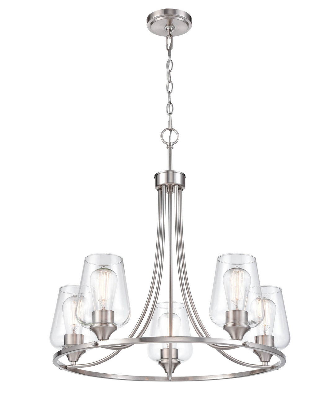 Millennium Ashford 9725-BN Chandelier Light - Brushed Nickel