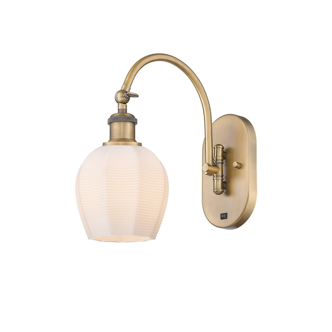 Innovations Ballston 518-1W-BB-G461-6-LED Wall Sconce Light - Brushed Brass