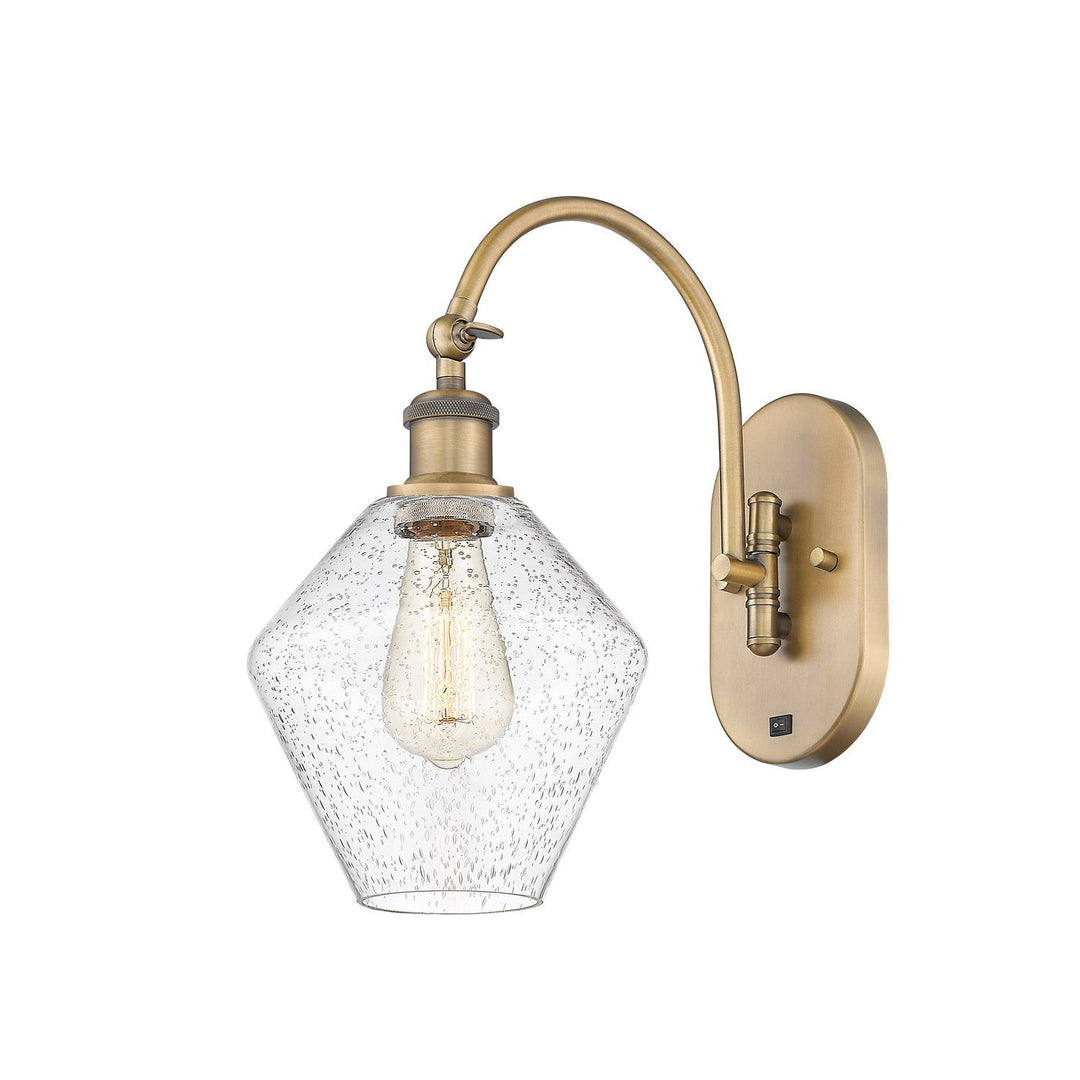 Innovations Ballston 518-1W-BB-G654-8 Wall Sconce Light - Brushed Brass