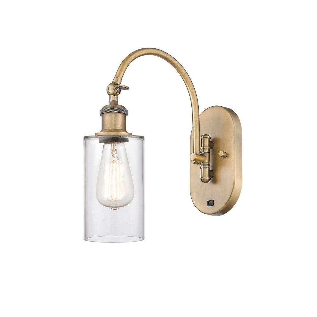 Innovations Ballston 518-1W-BB-G802 Wall Sconce Light - Brushed Brass