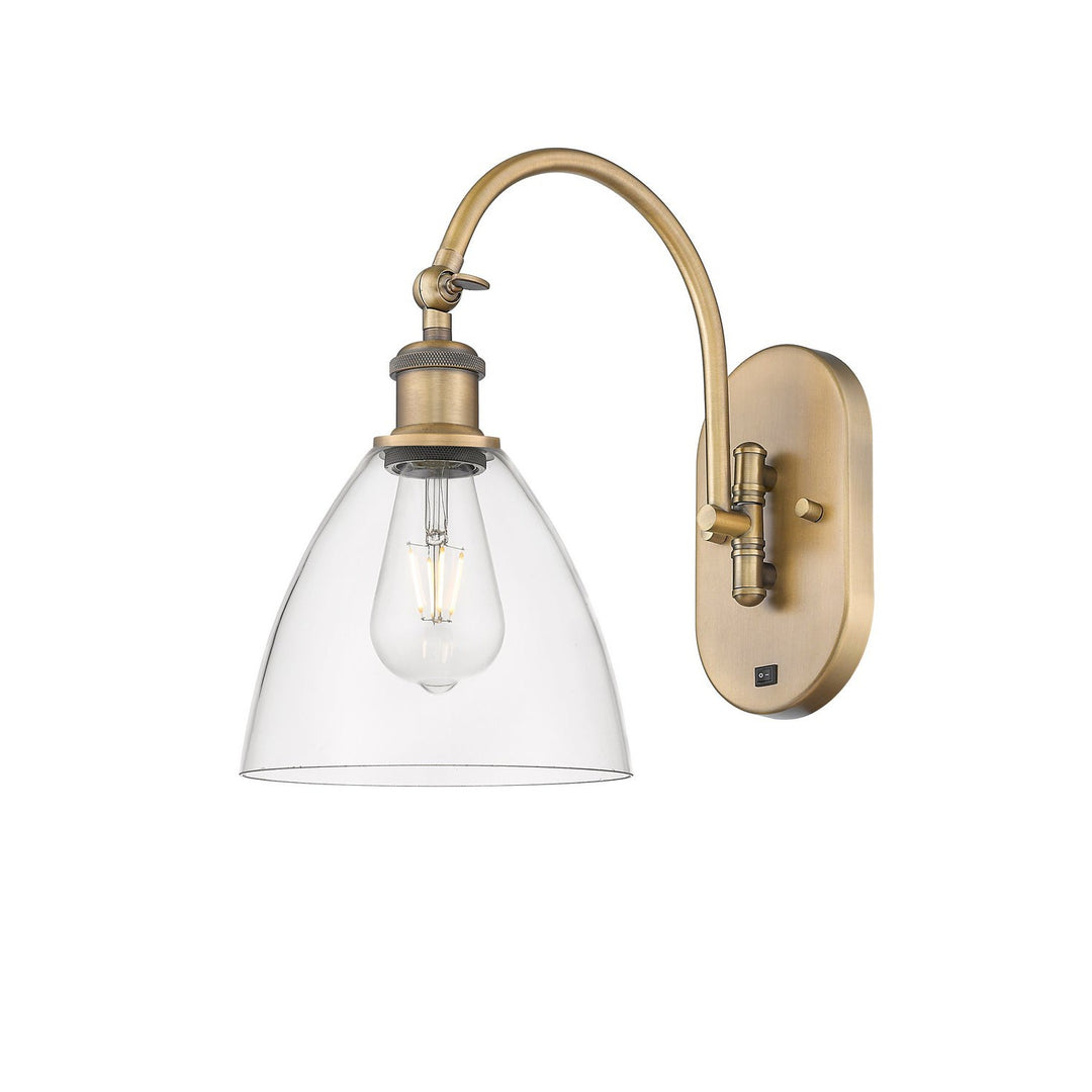 Innovations Ballston 518-1W-BB-GBD-752 Wall Sconce Light - Brushed Brass