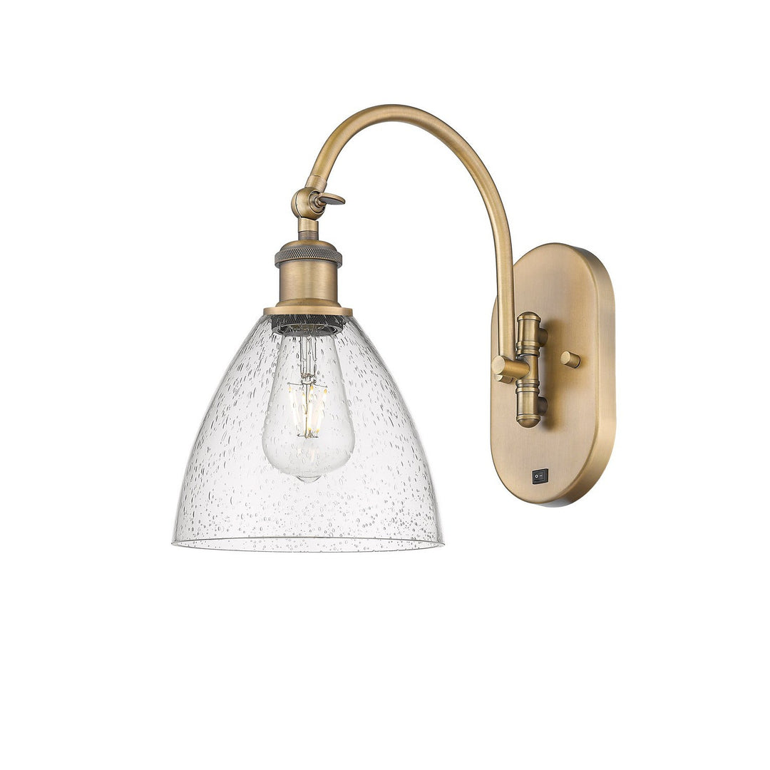 Innovations Ballston 518-1W-BB-GBD-754-LED Wall Sconce Light - Brushed Brass