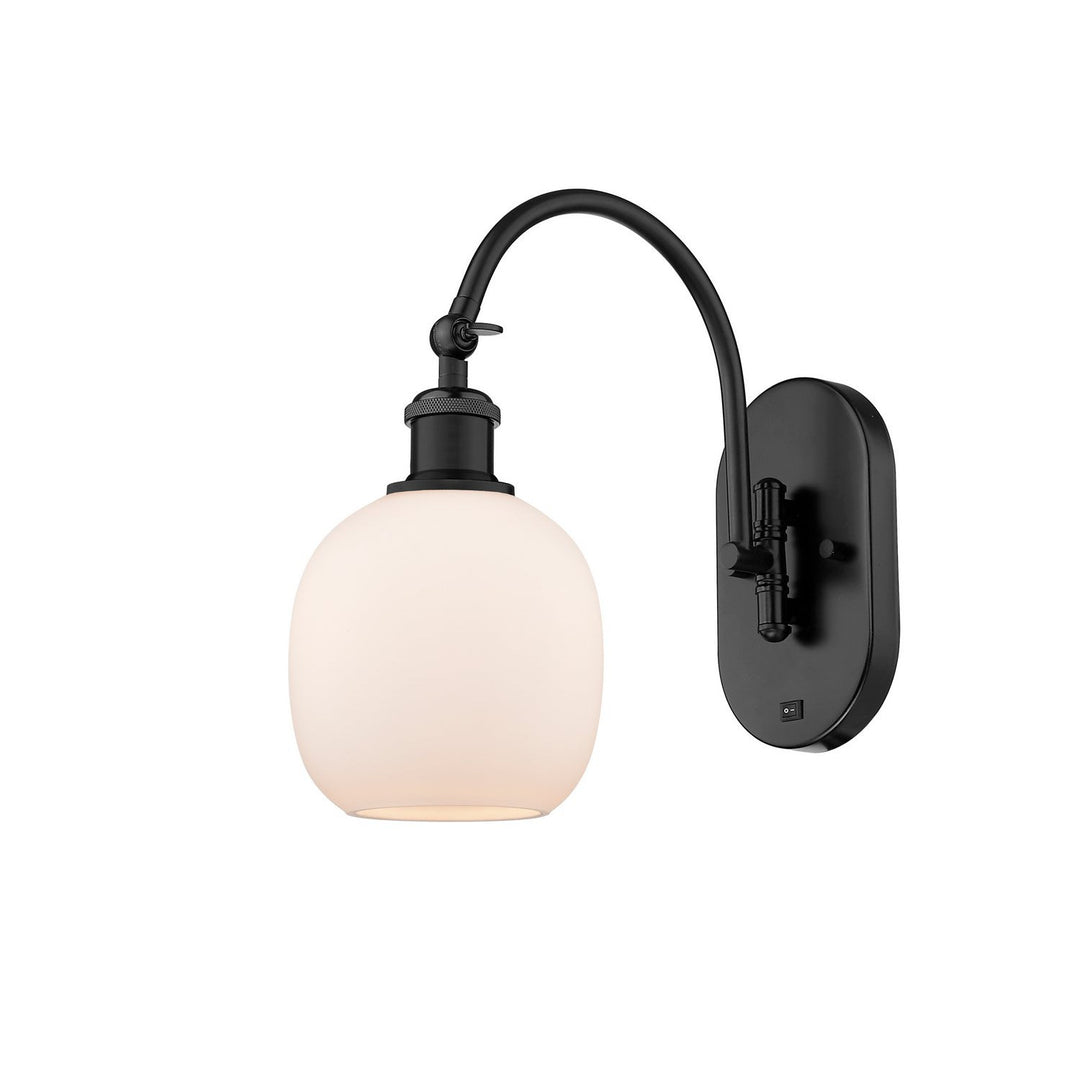 Innovations Ballston 518-1W-BK-G101 Wall Sconce Light - Matte Black