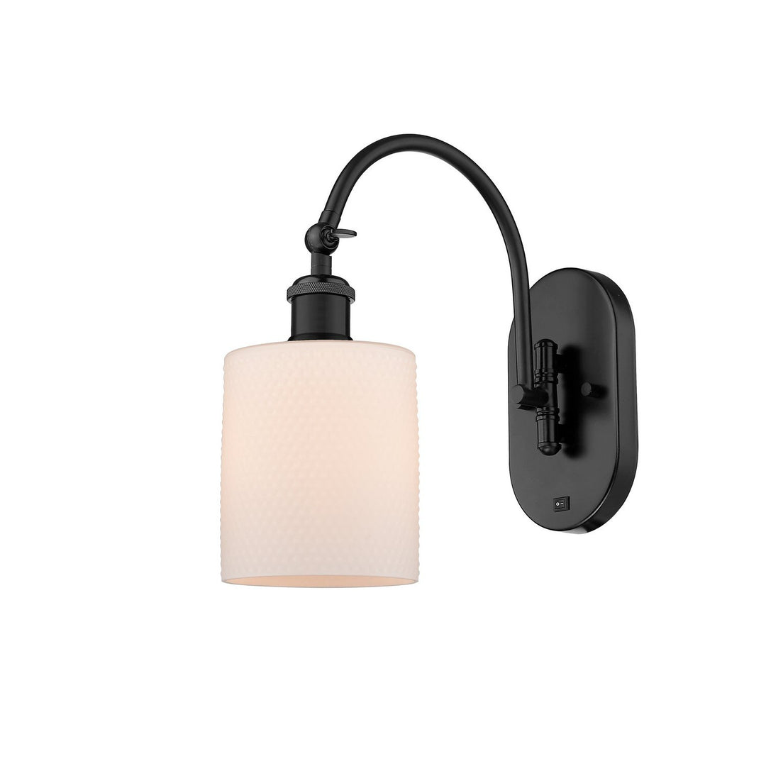 Innovations Ballston 518-1W-BK-G111 Wall Sconce Light - Matte Black