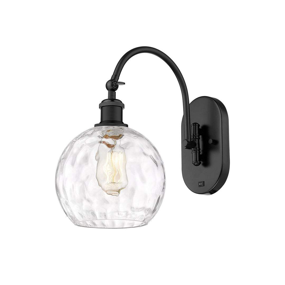 Innovations Ballston 518-1W-BK-G1215-8-LED Wall Sconce Light - Matte Black