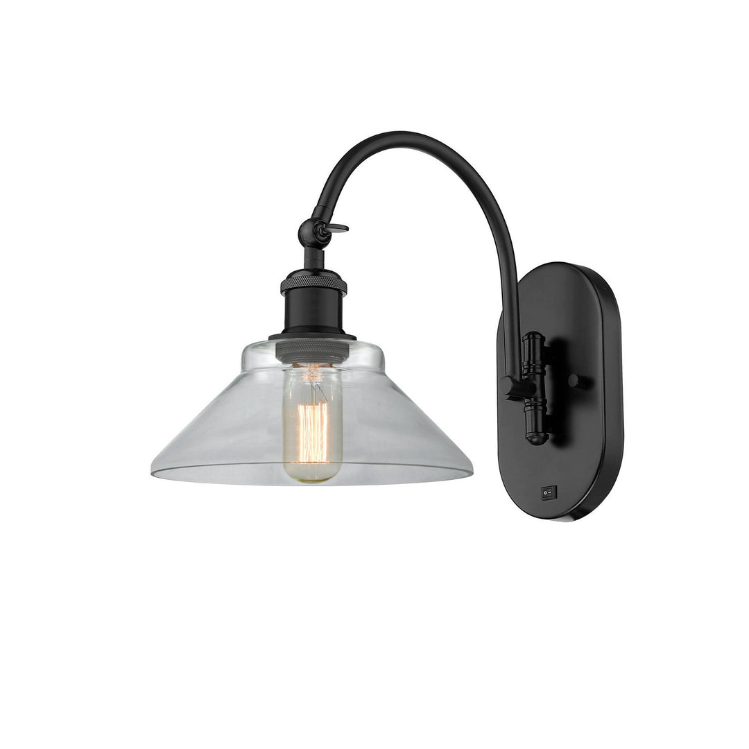 Innovations Ballston 518-1W-BK-G132 Wall Sconce Light - Matte Black