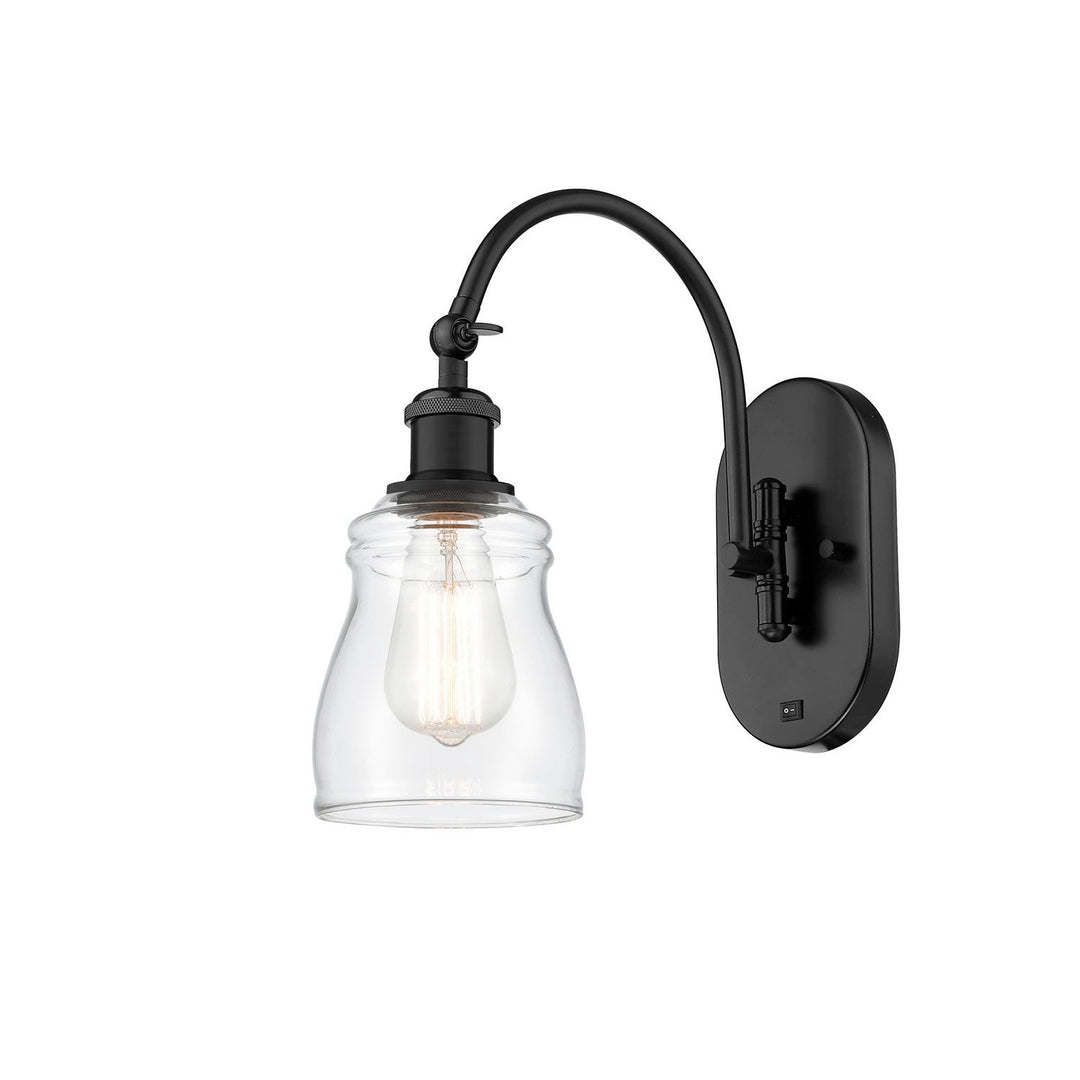Innovations Ballston 518-1W-BK-G392 Wall Sconce Light - Matte Black