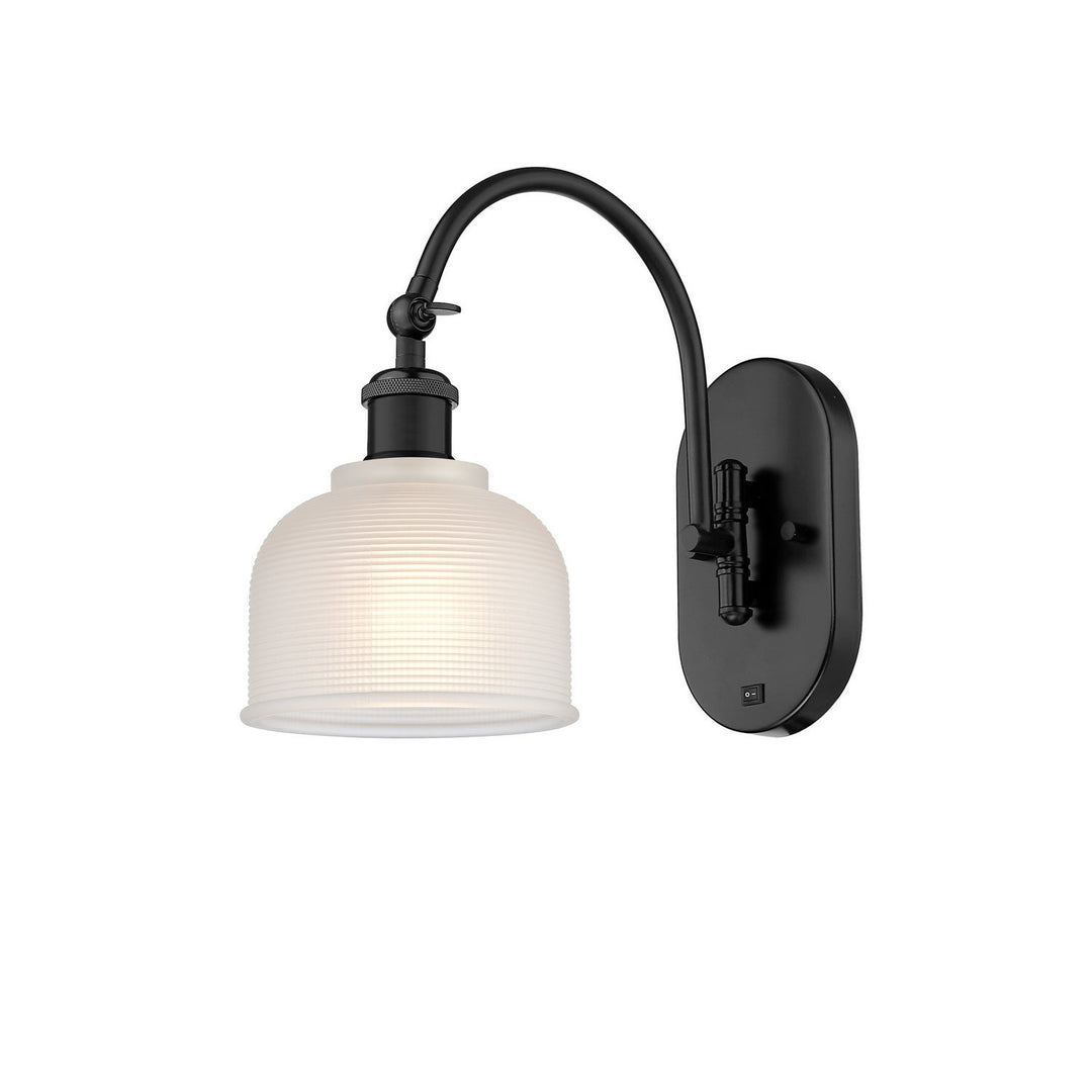 Innovations Ballston 518-1W-BK-G411 Wall Sconce Light - Matte Black