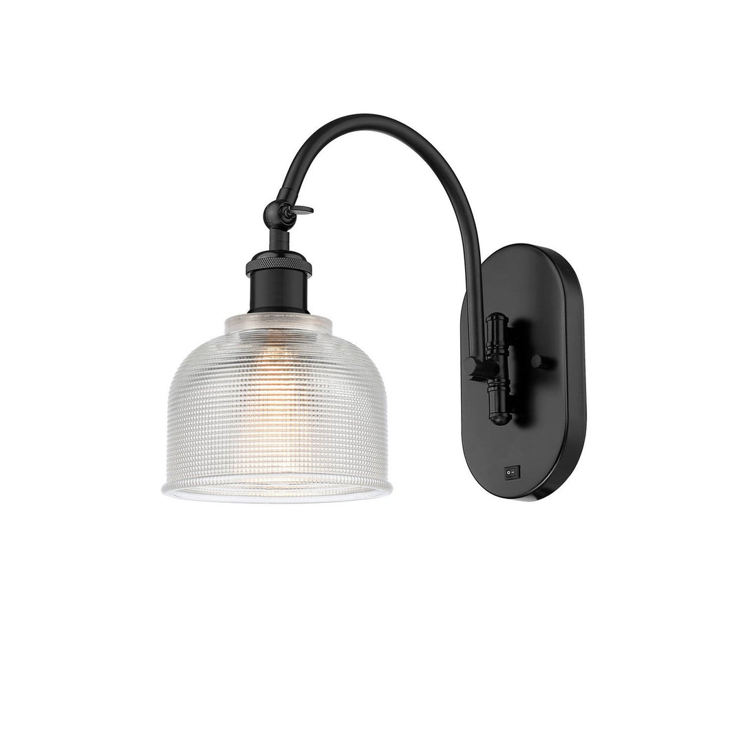 Innovations Ballston 518-1W-BK-G412-LED Wall Sconce Light - Matte Black