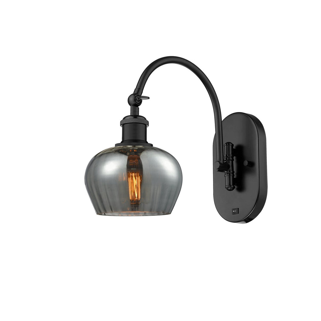 Innovations Ballston 518-1W-BK-G93 Wall Sconce Light - Matte Black