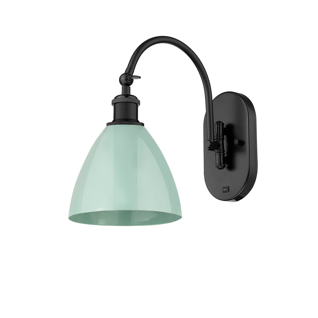 Innovations Ballston 518-1W-BK-MBD-75-SF Wall Sconce Light - Matte Black