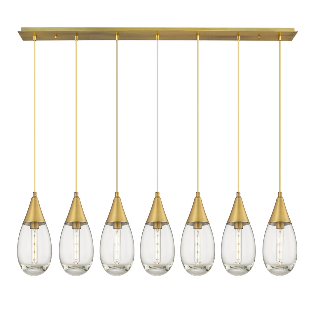 Innovations Downtown Urban 127-450-1P-BB-G450-6CL Pendant Light - Brushed Brass