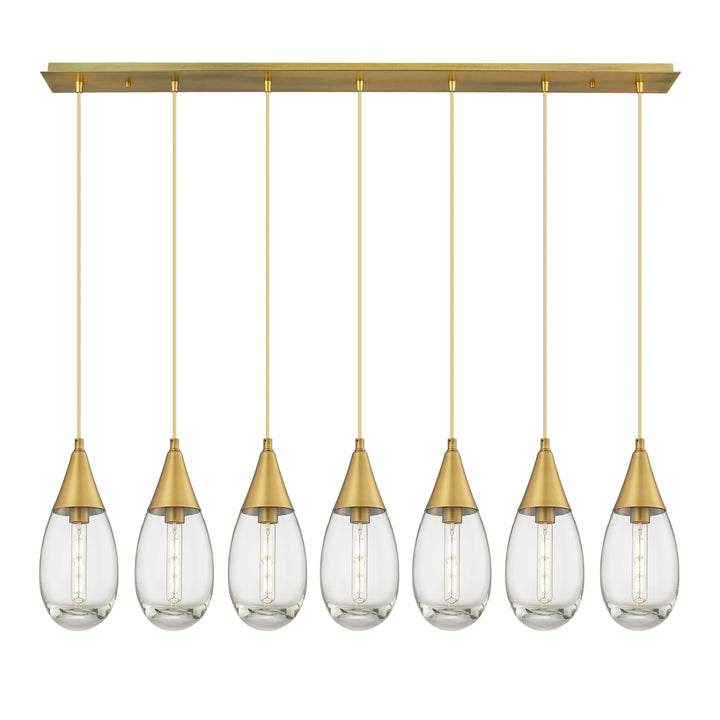 Innovations Downtown Urban 127-450-1P-BB-G450-6CL Pendant Light - Brushed Brass