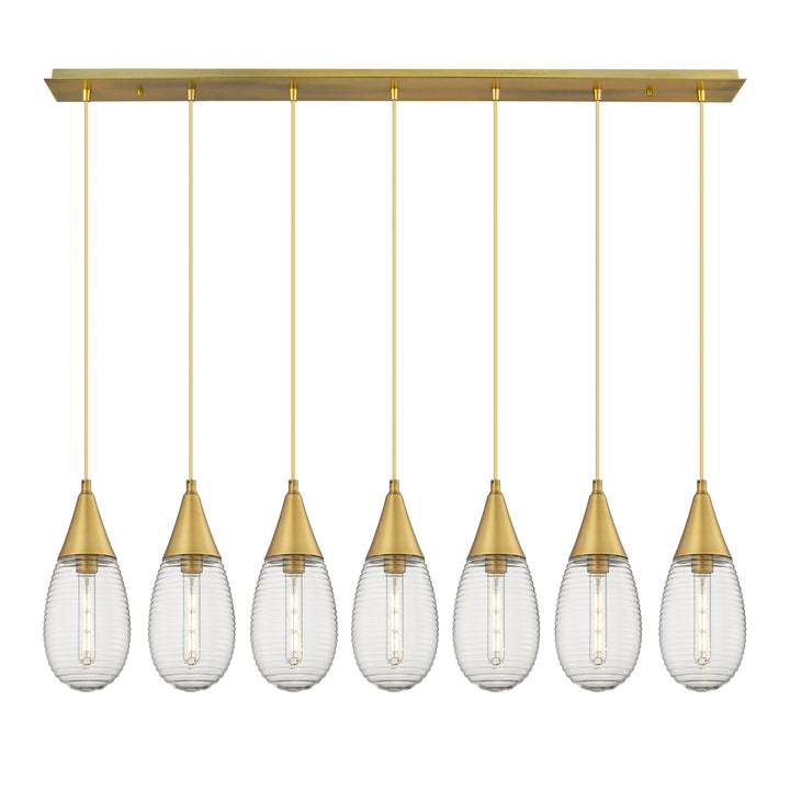Innovations Downtown Urban 127-450-1P-BB-G450-6SCL Pendant Light - Brushed Brass