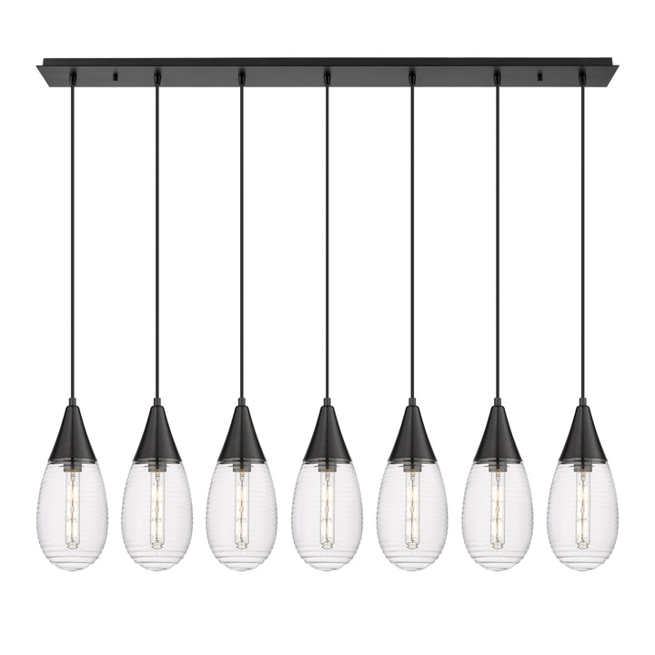Innovations Downtown Urban 127-450-1P-BK-G450-6SCL Pendant Light - Matte Black