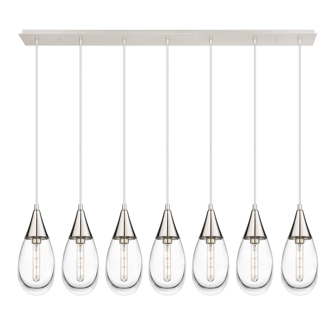 Innovations Downtown Urban 127-450-1P-PN-G450-6CL Pendant Light - Polished Nickel