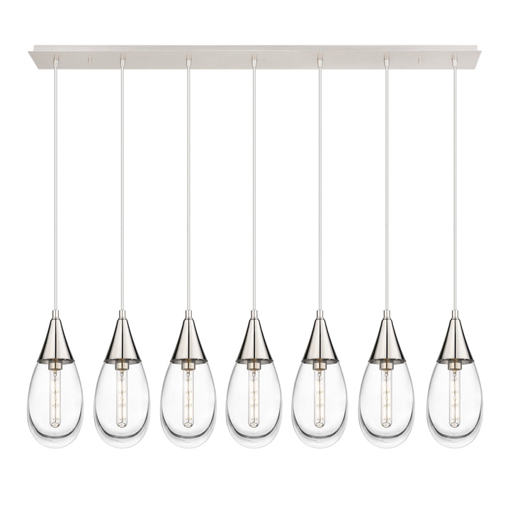 Innovations Downtown Urban 127-450-1P-PN-G450-6CL Pendant Light - Polished Nickel