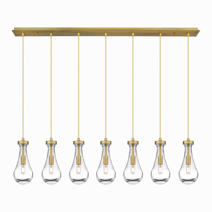 Innovations Downtown Urban 127-451-1P-BB-G451-5CL Pendant Light - Brushed Brass