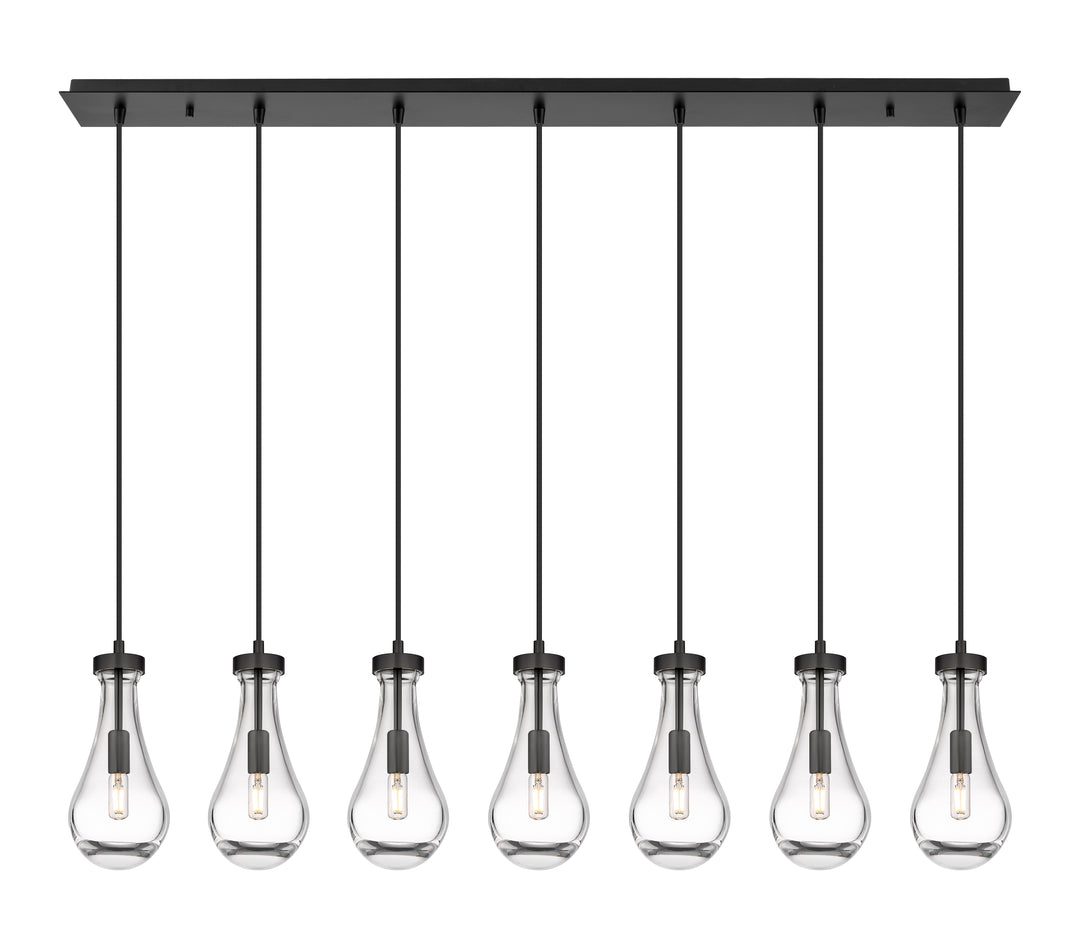 Innovations Downtown Urban 127-451-1P-BK-G451-5CL Pendant Light - Matte Black