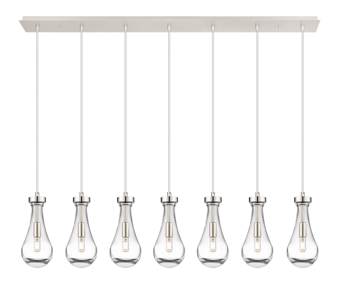 Innovations Downtown Urban 127-451-1P-PN-G451-5CL Pendant Light - Polished Nickel