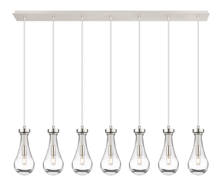 Innovations Downtown Urban 127-451-1P-PN-G451-5CL Pendant Light - Polished Nickel