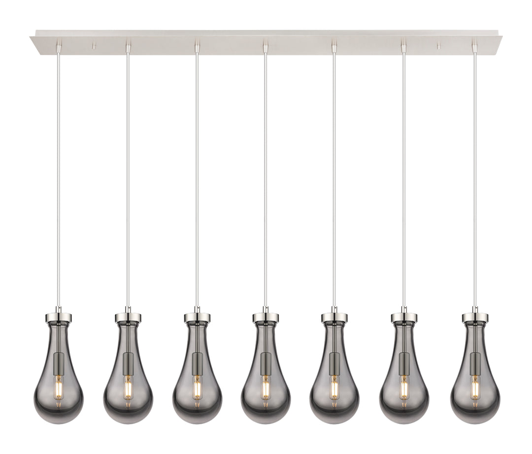 Innovations Downtown Urban 127-451-1P-PN-G451-5SM Pendant Light - Polished Nickel