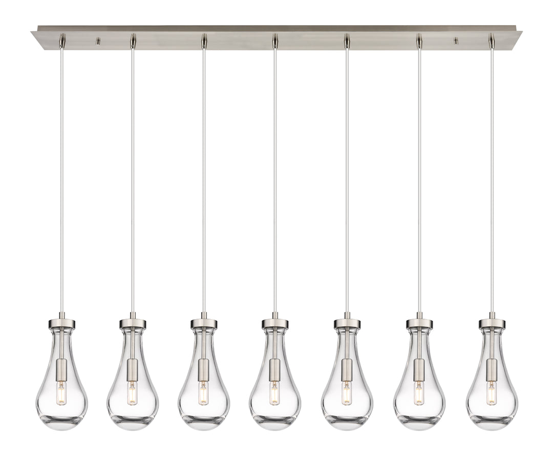 Innovations Downtown Urban 127-451-1P-SN-G451-5CL Pendant Light - Brushed Satin Nickel