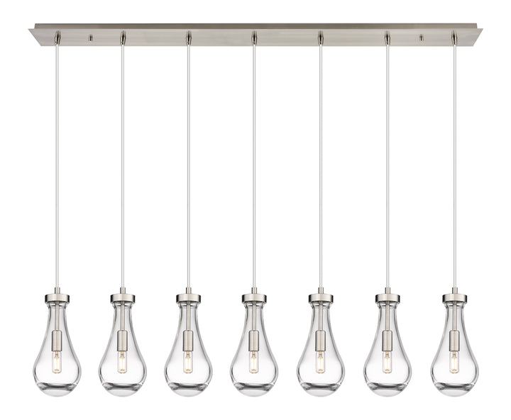 Innovations Downtown Urban 127-451-1P-SN-G451-5CL Pendant Light - Brushed Satin Nickel