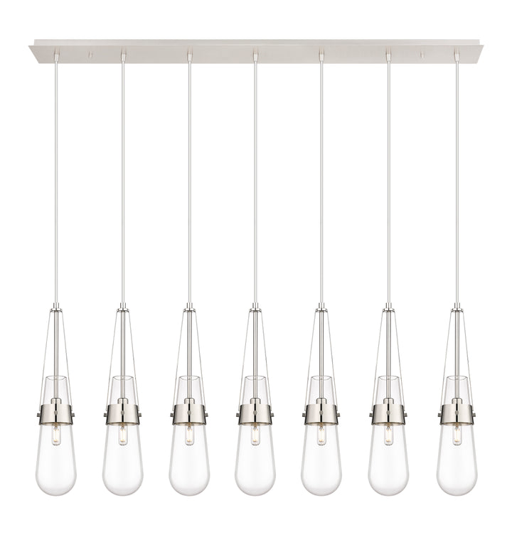 Innovations Downtown Urban 127-452-1P-PN-G452-4CL Pendant Light - Polished Nickel
